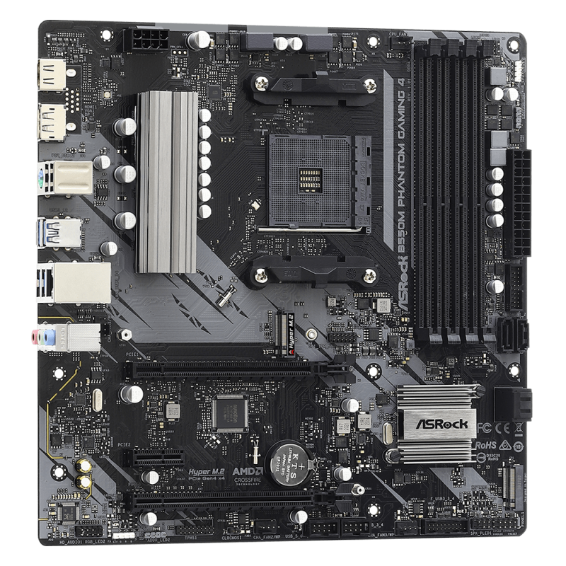 Материнська плата ASRock B550M Phantom Gaming 4