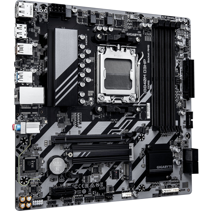 Mатеринська плата GIGABYTE B840M D3HP