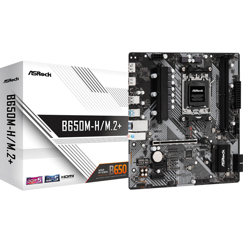 Материнська плата ASRock B650M-H/M.2+