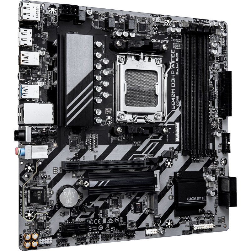 Mатеринська плата GIGABYTE B840M D3HP WIFI6E
