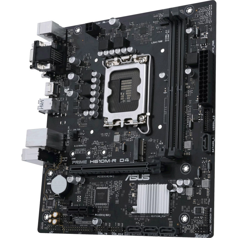 Материнська плата ASUS PRIME H610M-R D4-SI