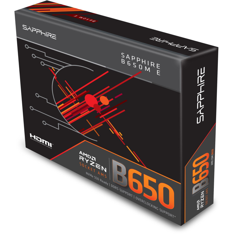 Материнська плата SAPPHIRE B650M-E (52112-04-40G)