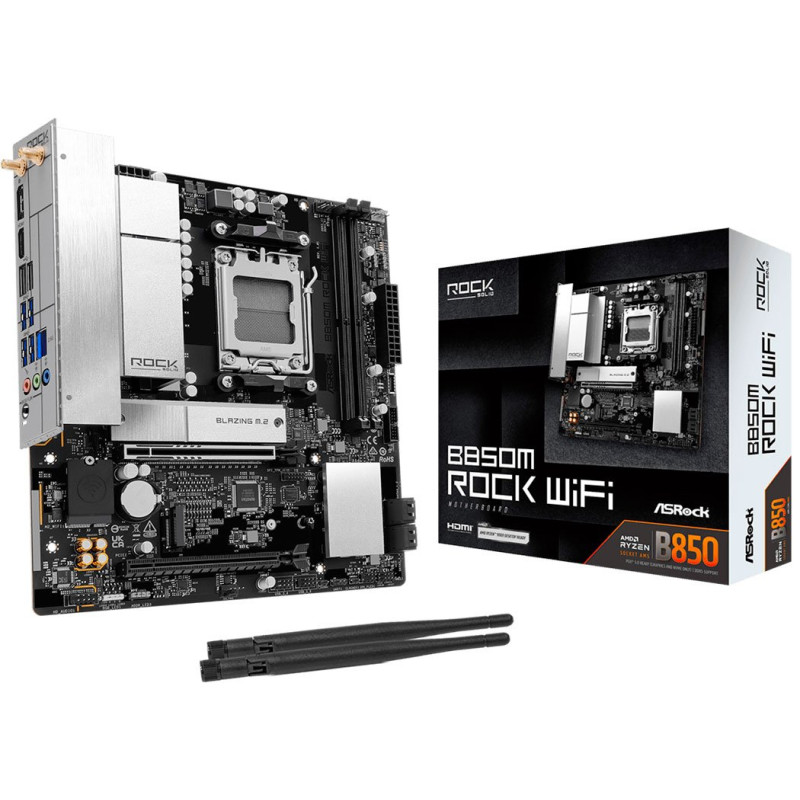 Mатеринська плата ASROCK B850M ROCK WIFI
