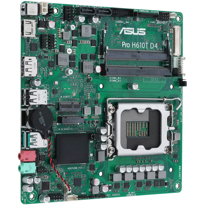 Материнська плата Asus Pro H610T D4-CSM