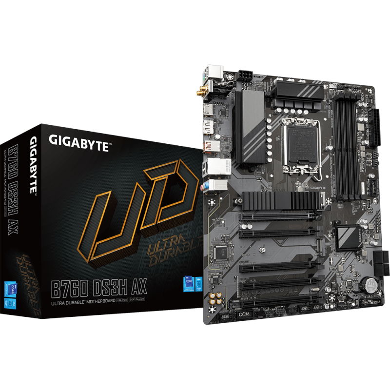 Материнська плата GIGABYTE B760 DS3H AX