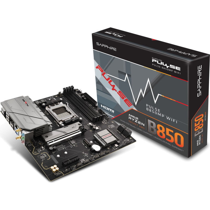 Материнська плата SAPPHIRE PULSE B850M WIFI (52123-04-40G)