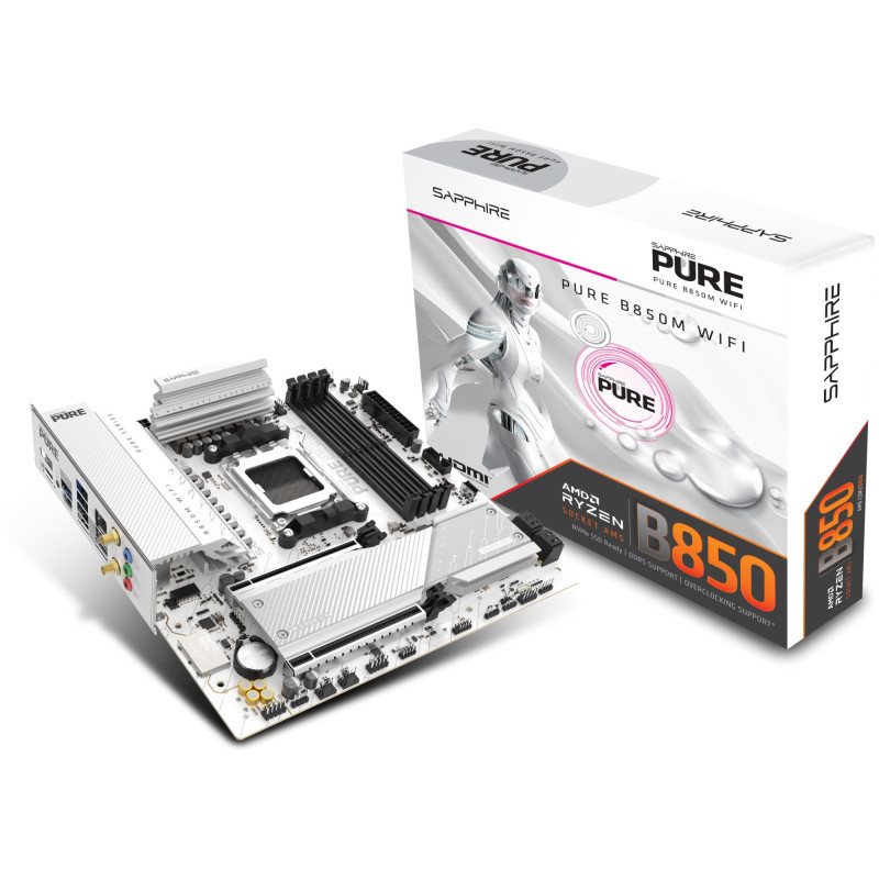 Материнська плата SAPPHIRE PURE B850M WIFI (52123-02-40G)