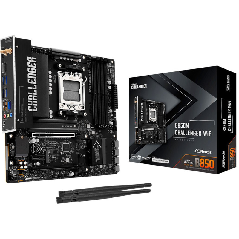 Mатеринська плата ASROCK B850M CHALLENGER WIFI