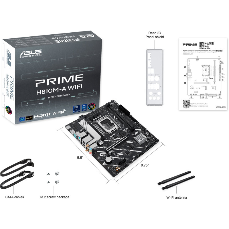 Материнська плата ASUS PRIME H810M-A WIFI