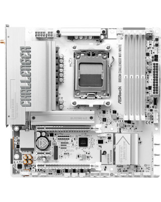Mатеринська плата ASROCK B850M CHALLENGER WIFI WHITE