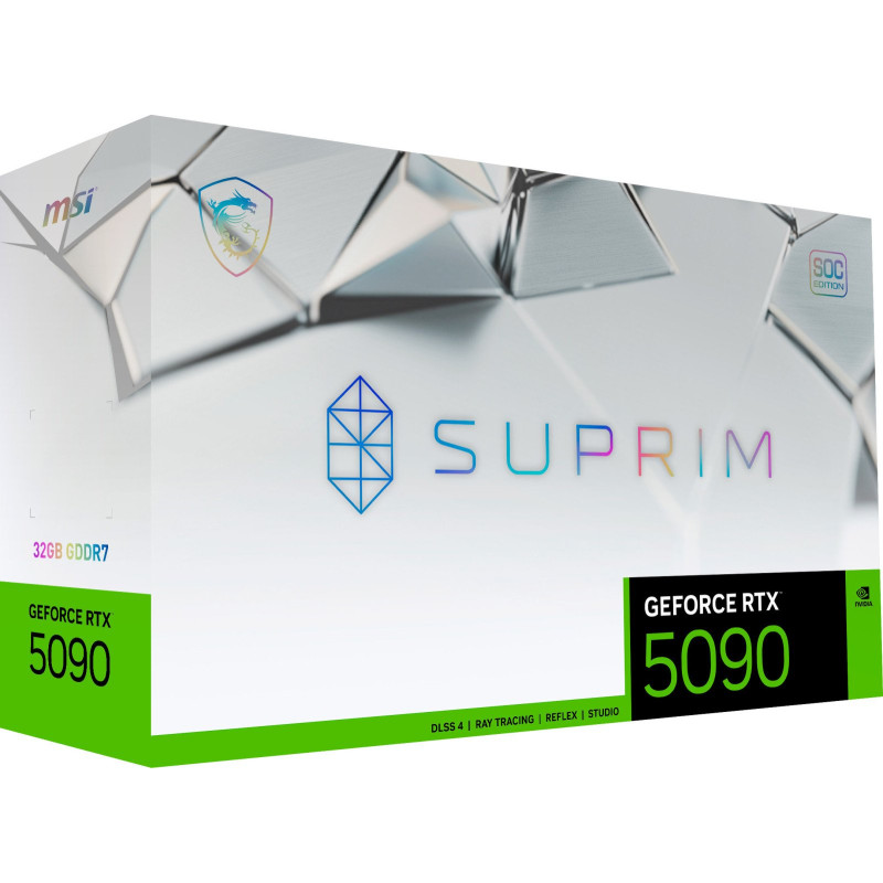 Відеокарта MSI GeForce RTX5090 32GB SUPRIM SOC (RTX 5090 32G SUPRIM SOC)