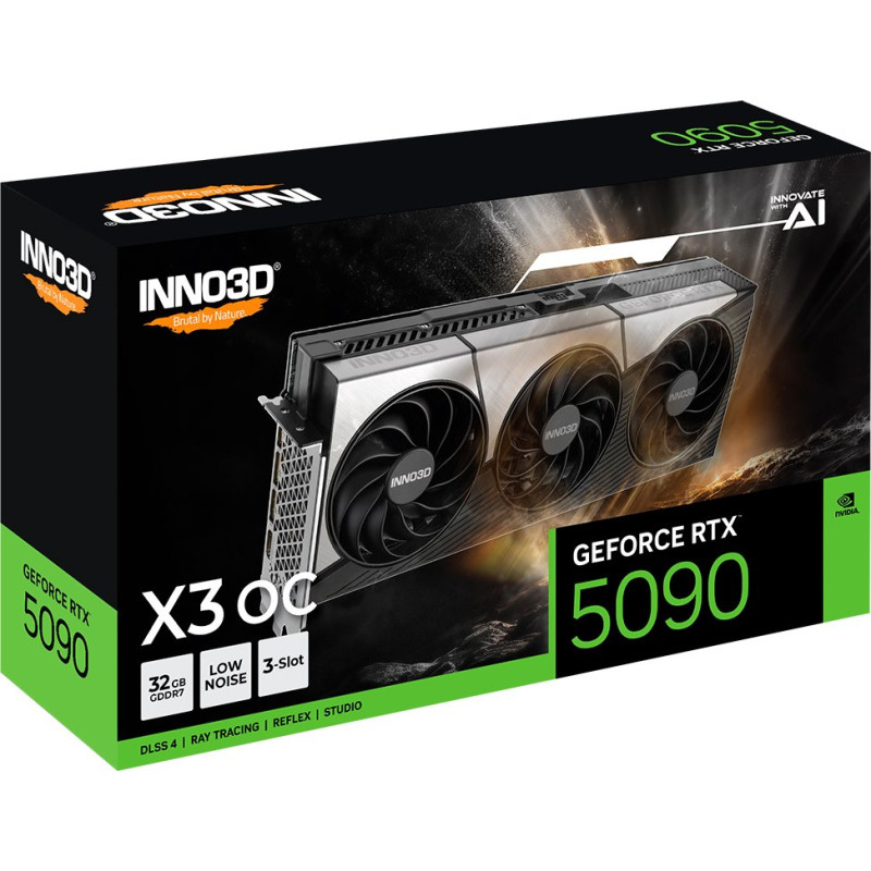 Відеокарта INNO3D Geforce RTX 5090 X3 OC (N50903-32D7X-17593928)