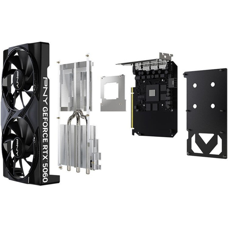 Відеокарта PNY Nvidia GeForce RTX 5060 Dual Fan GPU 8G (VCG50608DFXPB1)