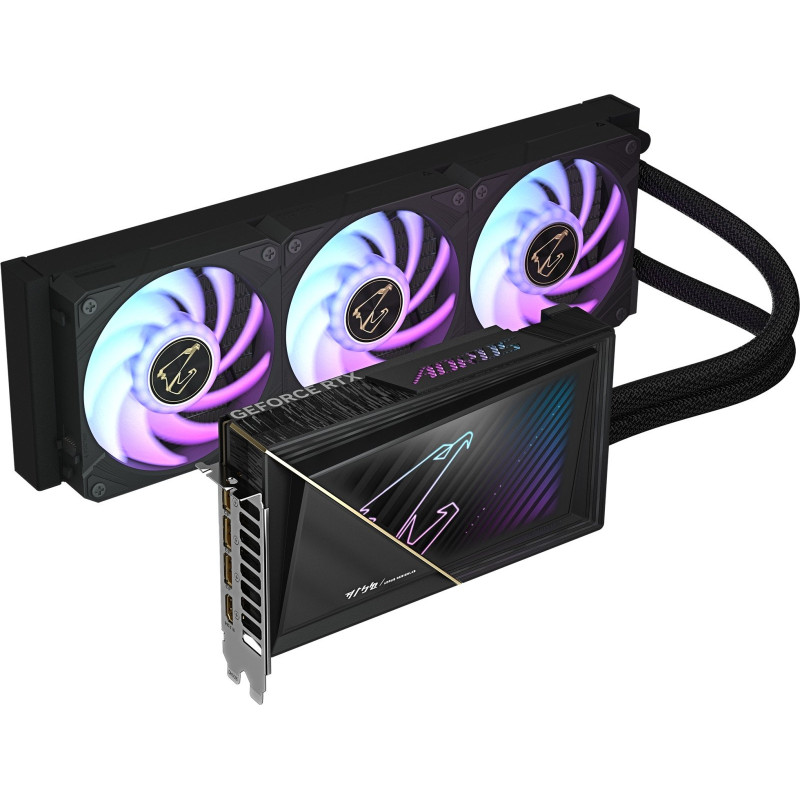 Відеокарта GIGABYTE Nvidia GeForce RTX 5080 AORUS XTREME WATERFORCE 16G (GV-N5080AORUSX W-16GD)