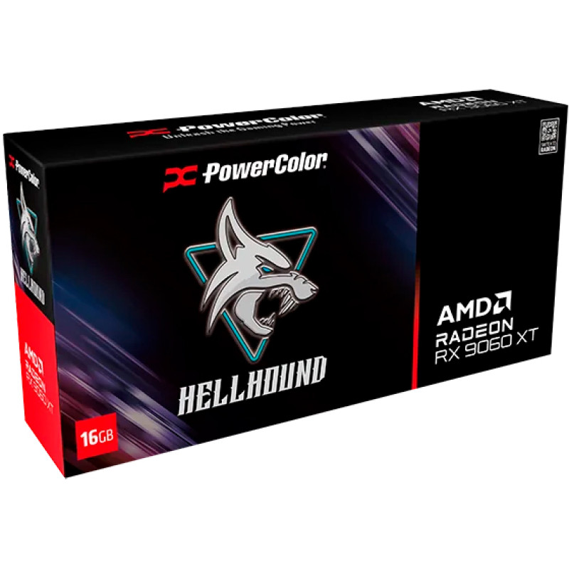Відеокарта PowerColor RX 9060 XT 16GB GDDR6 Hellhound (RX9060XT 16G-L/OC)