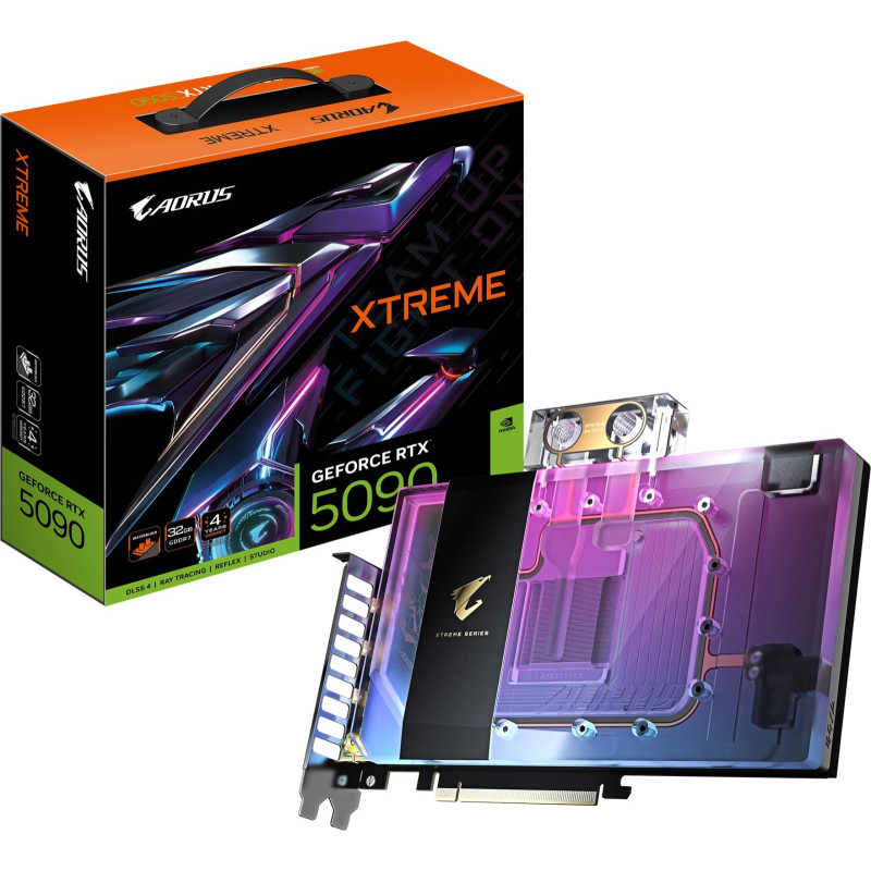 GIGABYTE Nvidia GeForce RTX 5090 AORUS XTREME WATERFORCE WB 32G (GV-N5090AORUSX WB-32GD)