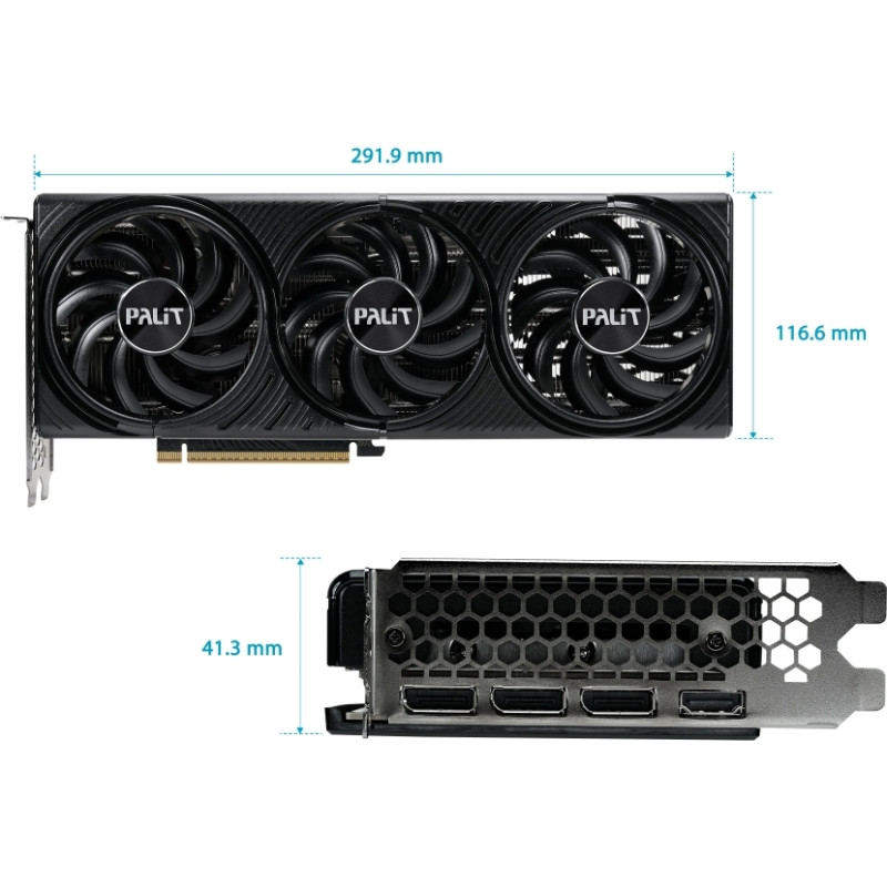 Відеокарта Palit GF RTX 5070 12GB GDDR7 Infinity 3 (NE75070019K9-GB2050S)