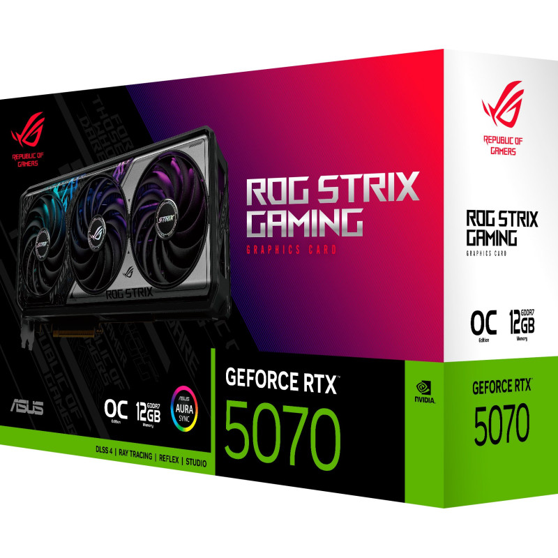 Відеокарта ASUS RTX 5070 12GB GDDR7 ROG Strix OC Edition (ROG-STRIX-RTX5070-O12G-GAMING)