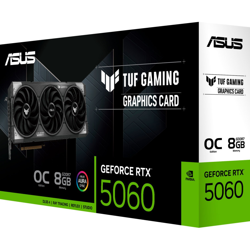 Відеокарта ASUS GeForce RTX 5060 8 GB GDDR6 OC TUF-RTX5060-O8G-GAMING