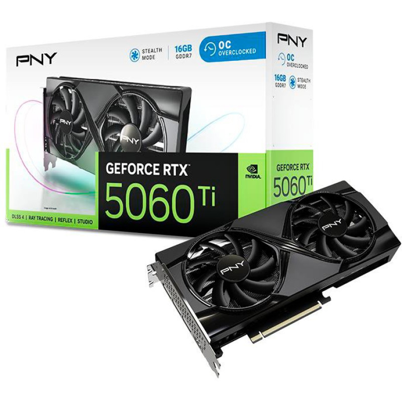 Відеокарта PNY RTX5060TI 16GB GDDR7 (VCG5060T16DFXPB1-O)