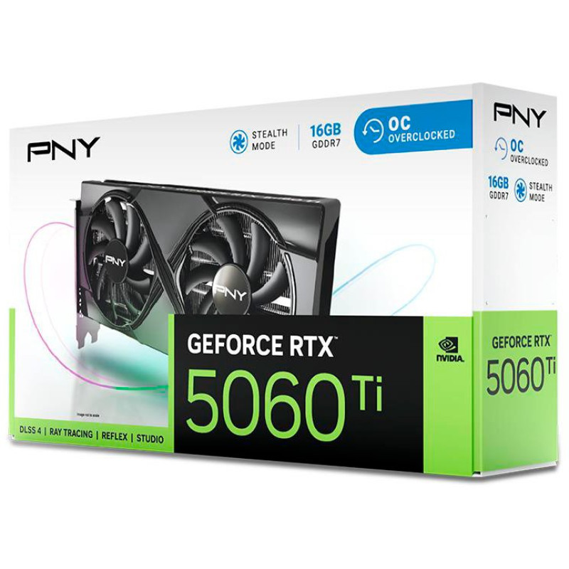 Відеокарта PNY RTX5060TI 16GB GDDR7 (VCG5060T16DFXPB1-O)