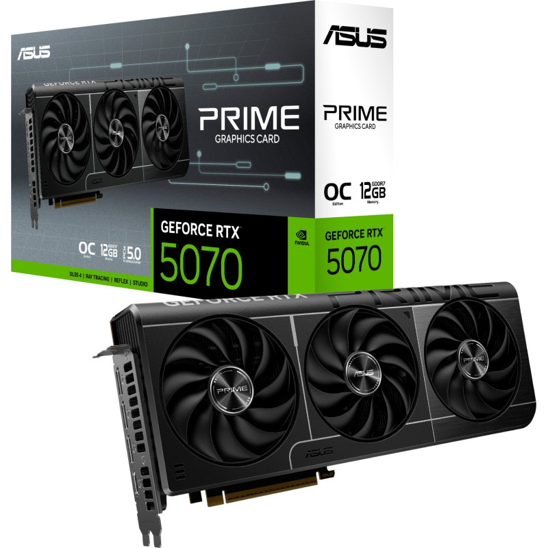 Відеокарта ASUS GeForce RTX5070 12Gb PRIME OC (PRIME-RTX5070-O12G)