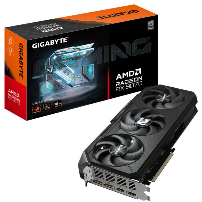 Відеокарта GIGABYTE AMD Radeon RX 9070 GAMING OC 16G (GV-R9070GAMING OC-16GD)