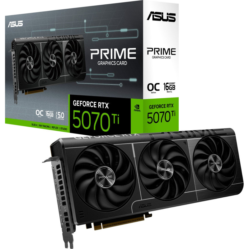 Відеокарта ASUS GeForce RTX5070 Ti 16GB PRIME OC (PRIME-RTX5070TI-O16G)