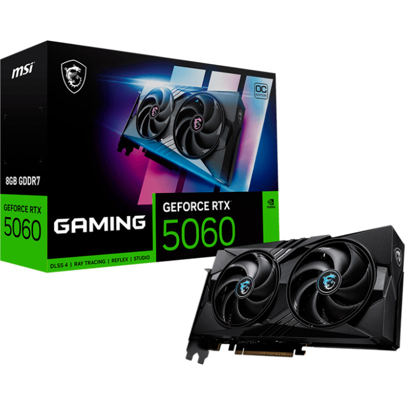 Відеокарта MSI GeForce RTX5060 8Gb GAMING OC (RTX 5060 8G GAMING OC)