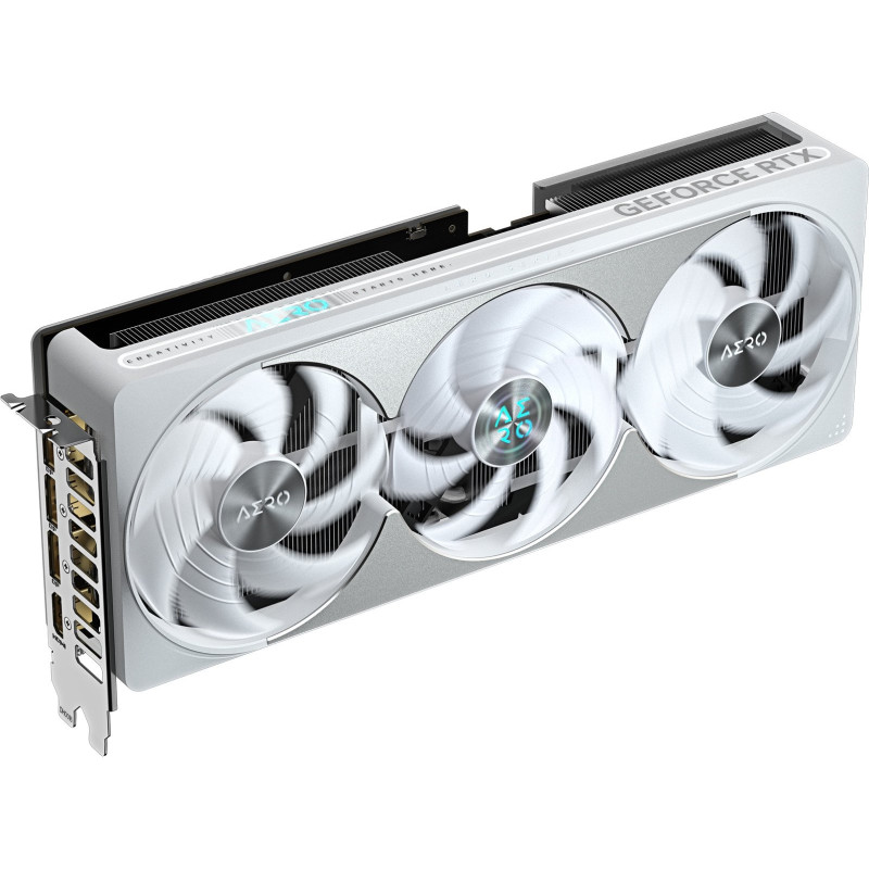Відеокарта GIGABYTE Nvidia GeForce RTX 5080 AERO OC 16Gb (GV-N5080AERO OC-16GD)