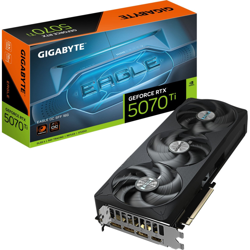 Відеокарта GIGABYTE GeForce RTX5070 Ti 16GB EAGLE OC SFF (GV-N507TEAGLE OC-16GD)