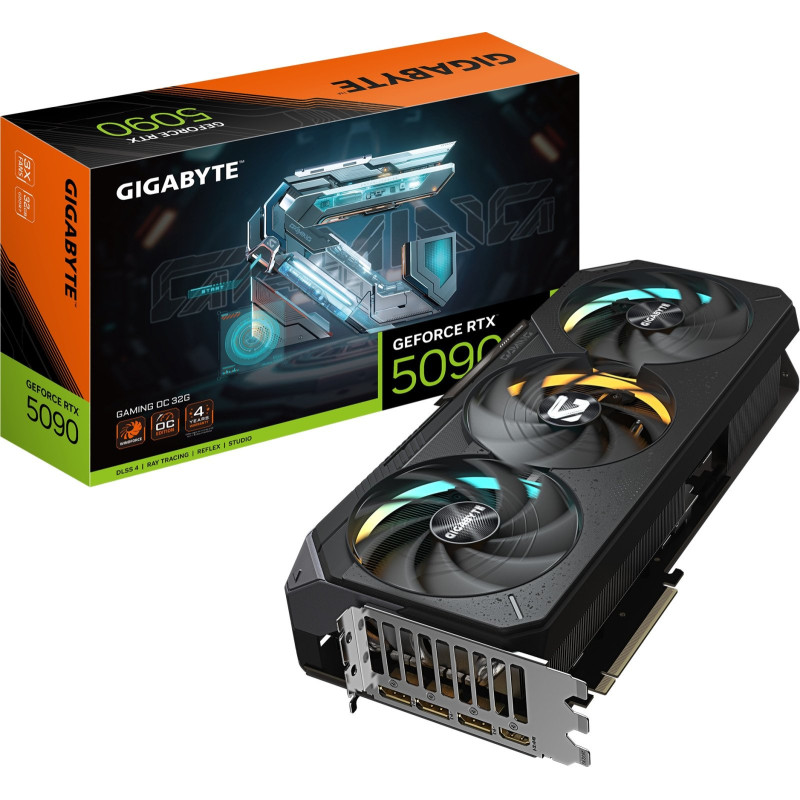 Відеокарта GIGABYTE Nvidia GeForce RTX 5090 GAMING OC 32G (GV-N5090GAMING OC-32GD)