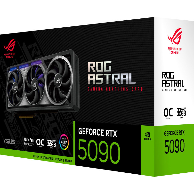 Відеокарта ASUS Nvidia GeForce RTX 5090 ROG Astral OC 32GB GDDR7 (ROG-ASTRAL-RTX5090-O32G-GAMING)