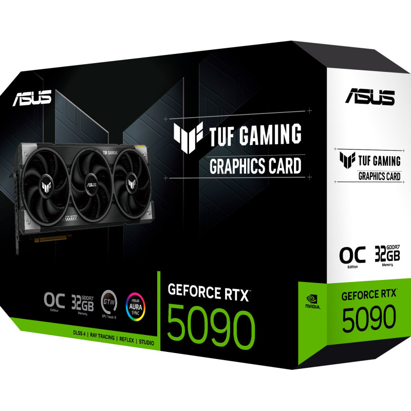 Відеокарта ASUS Nvidia GeForce RTX 5090 TUF OC 32GB GDDR7 (TUF-RTX5090-O32G-GAMING)