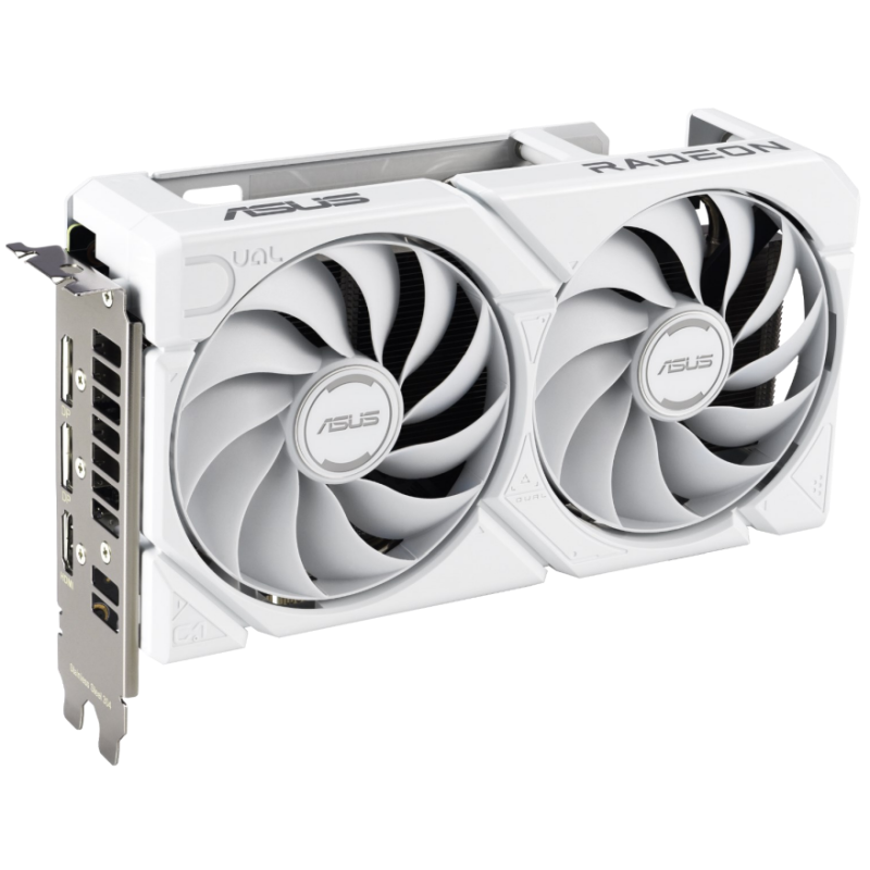 Відеокарта ASUS NVIDIA DUAL-RX9060XT-16G-WHITE (DUAL-RX9060XT-16G-WHITE)