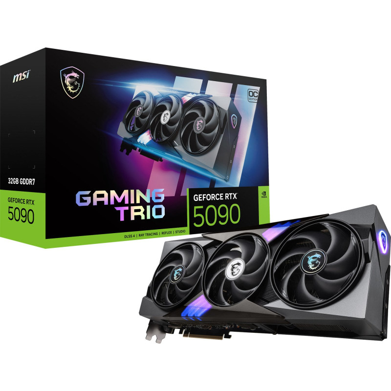 Відеокарта MSI Nvidia GeForce RTX 5090 GAMING TRIO OC 32G (G5090-32GTC)