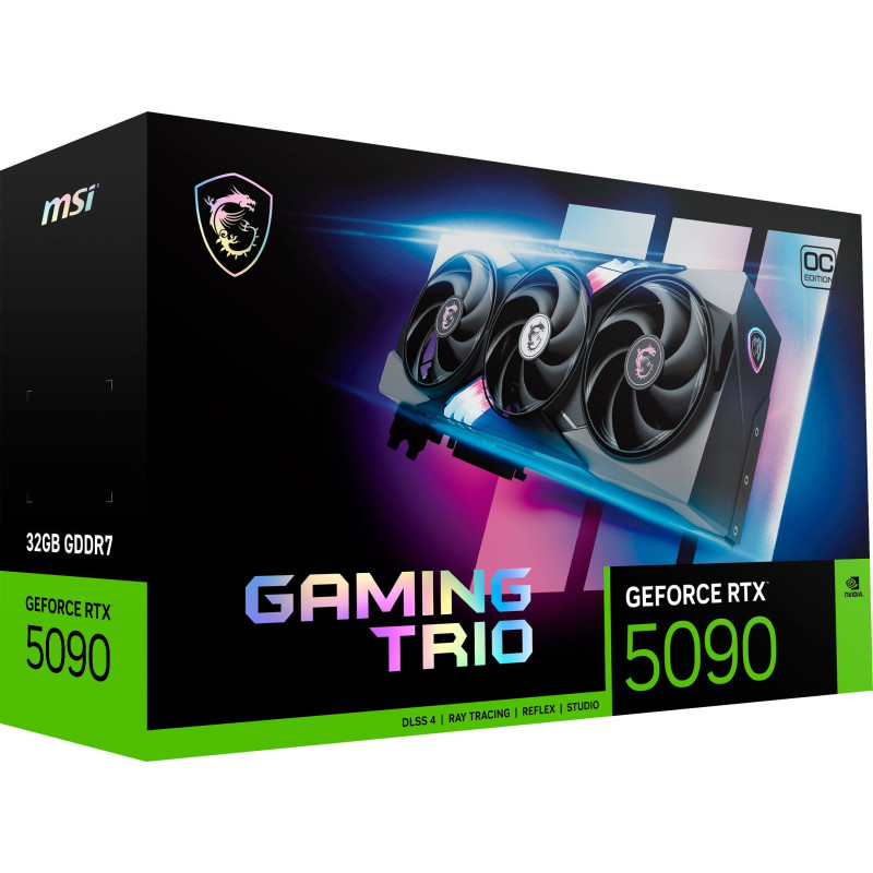 Відеокарта MSI Nvidia GeForce RTX 5090 GAMING TRIO OC 32G (G5090-32GTC)