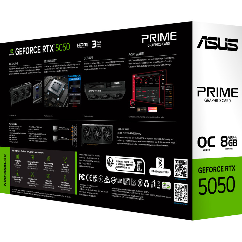 Відеокарта ASUS NVIDIA PRIME-RTX5050-O8G