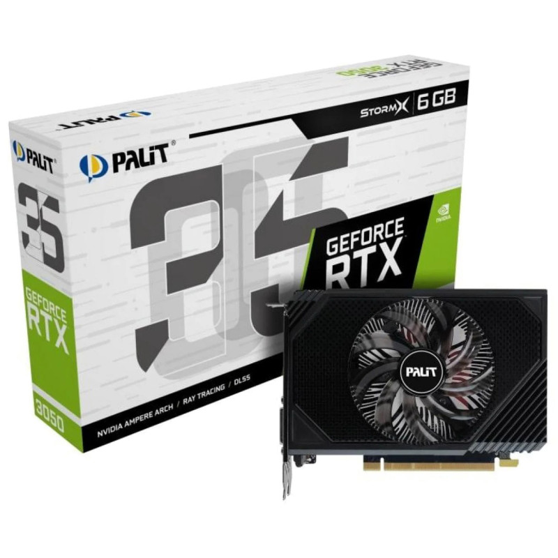 Відеокарта NVIDIA RTX 3050 STORMX 6GB GDDR6 (NE63050018JE-1072F)
