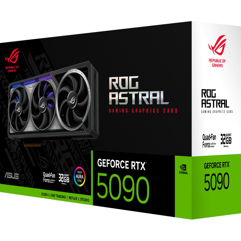 Відеокарта ASUS Nvidia GeForce RTX 5090 ROG Astral 32GB GDDR7 (ROG-ASTRAL-RTX5090-32G-GAMING)
