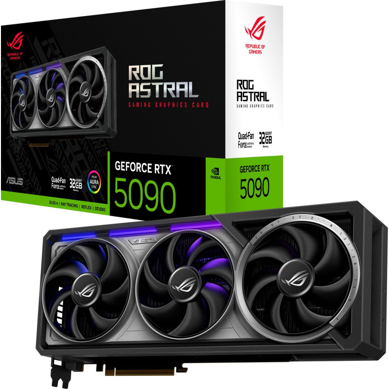 Відеокарта ASUS Nvidia GeForce RTX 5090 ROG Astral 32GB GDDR7 (ROG-ASTRAL-RTX5090-32G-GAMING)