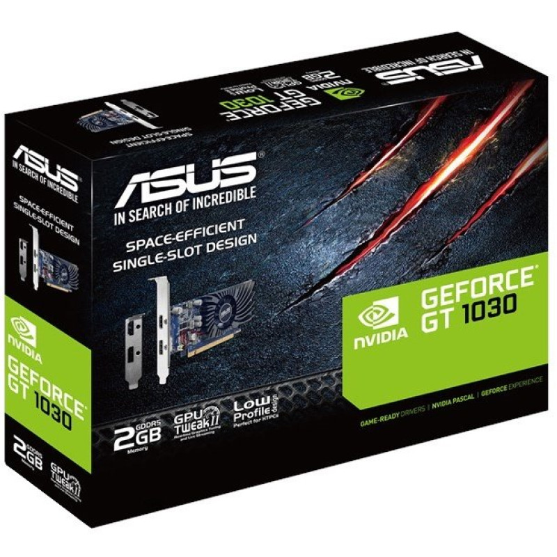Відеокарти Asus GeForce GT 1030 2GB LP (GT1030-2G-BRK)