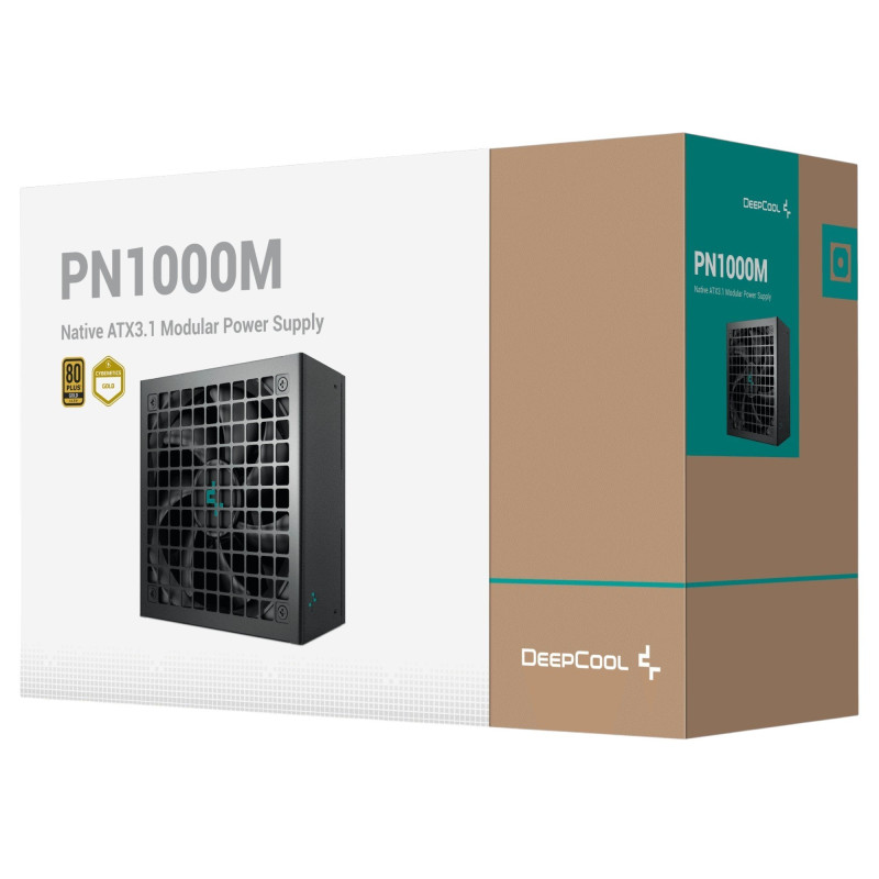 Блок живлення Deepcool GAMER STORM PN-M 1000W 80+GOLD ATX3.1 (PN1000M)(R-PNA00M-FC0B-JGEU)