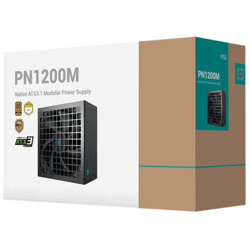 Блок живлення Deepcool GAMER STORM PN-M 1200W 80+GOLD ATX3.1 (PN1200M)(R-PNC00M-FC0B-JGEU)