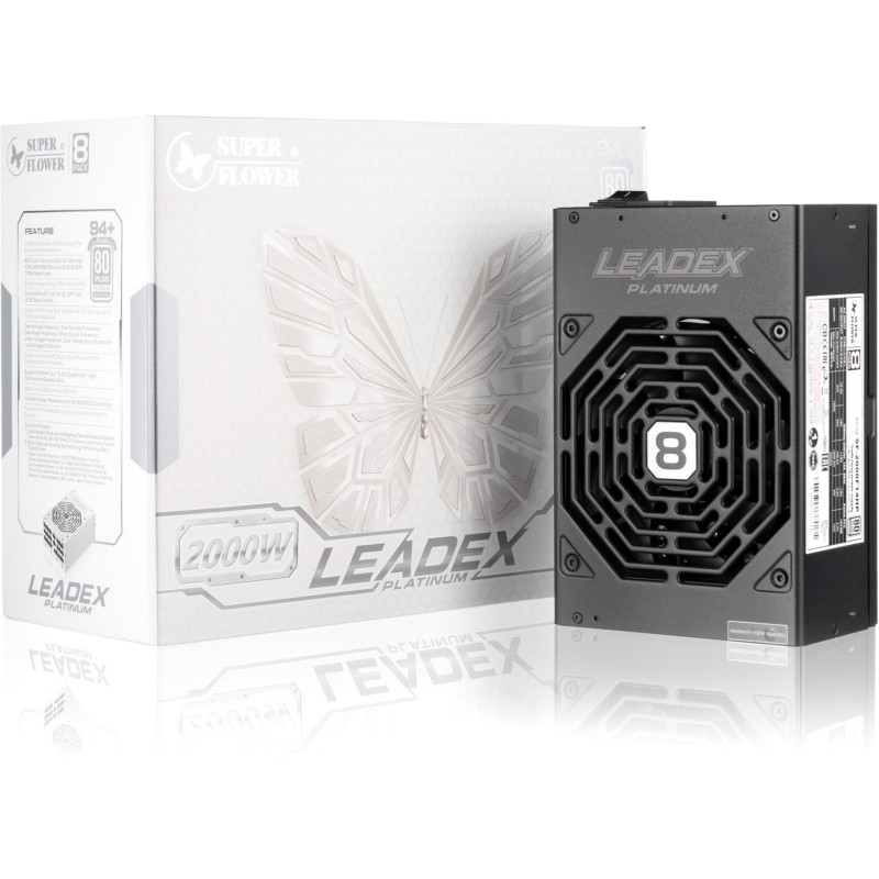 Блок живлення Super Flower ATX3.1 2000W LEADEX PLATINUM (SF-2000F14HP)
