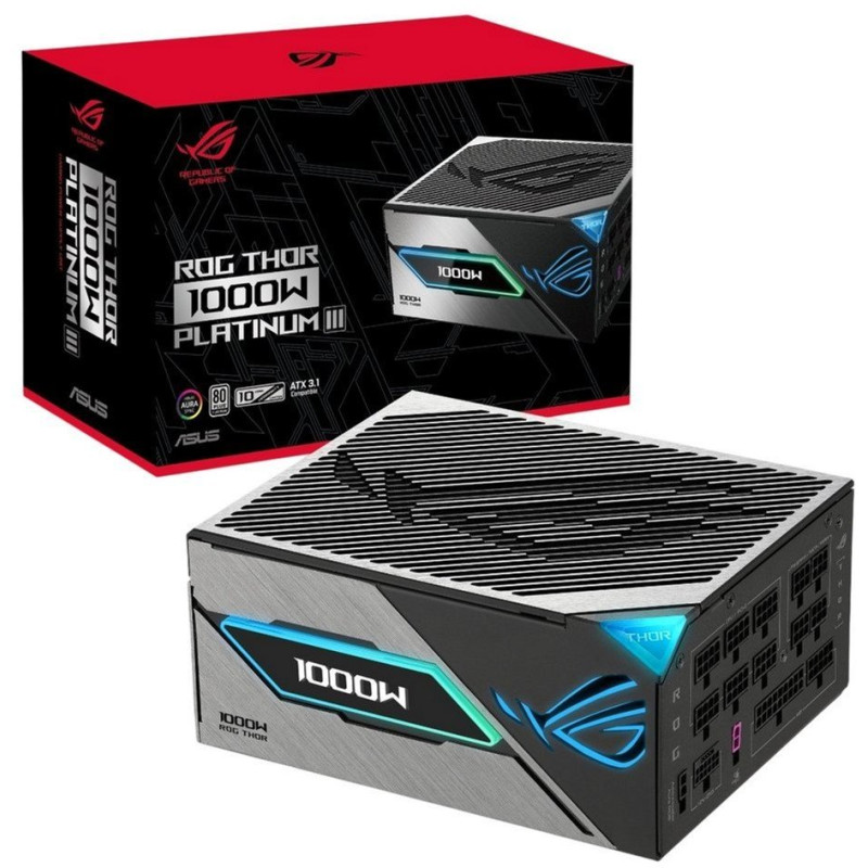 Блок живлення ASUS ROG THOR 1000W 80+ Platinum (ROG-THOR-1000P3-GAMING)