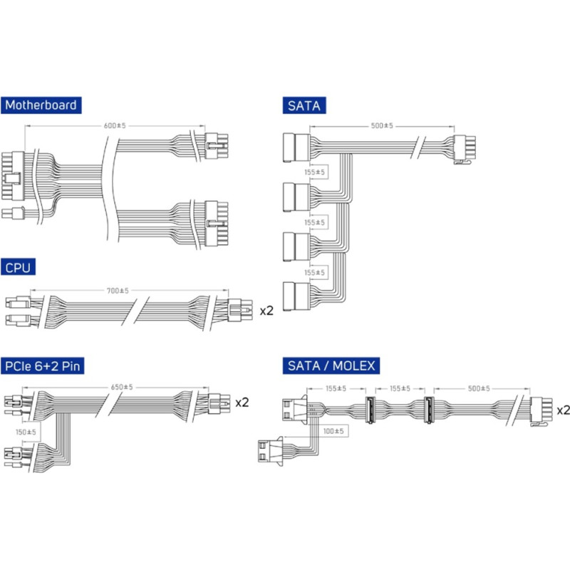 Блок живлення FSP VITA-650GM 80+ Gold
