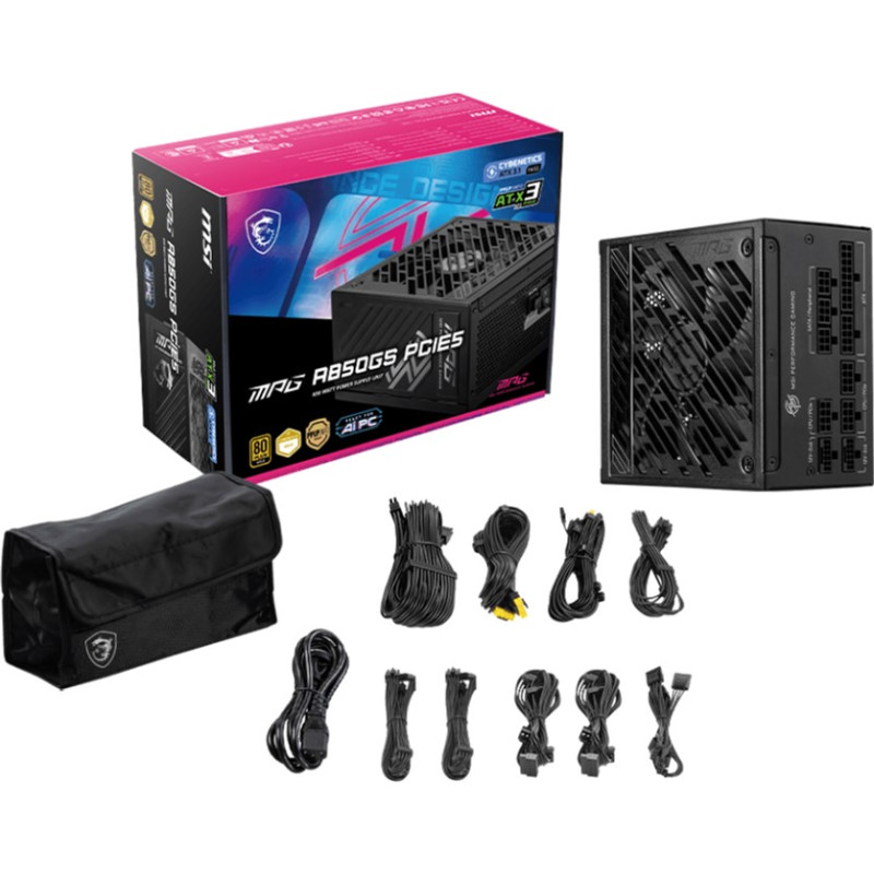 Блок живлення MSI MPG A850GS PCIE5