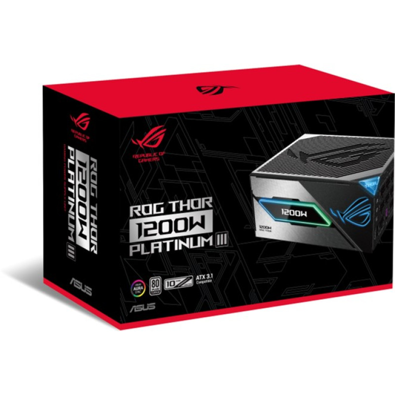 Блок живлення ASUS ROG THOR 1200W 80+ Platinum (ROG-THOR-1200P3-GAMING)
