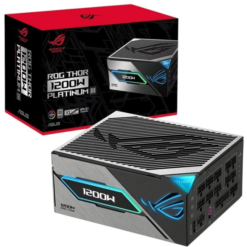 Блок живлення ASUS ROG THOR 1200W 80+ Platinum (ROG-THOR-1200P3-GAMING)